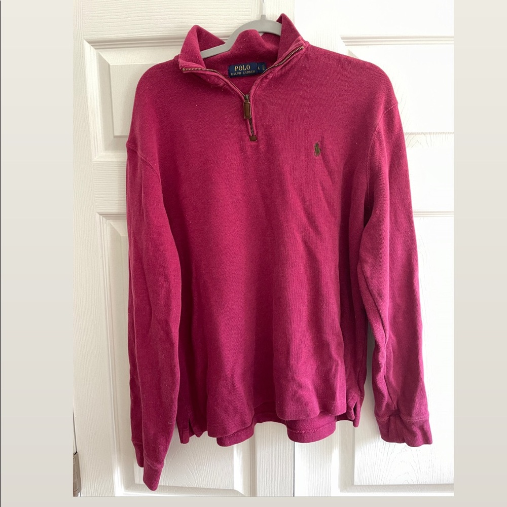 Polo Ralph Lauren Quarter Zip Pullover Sweater